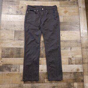 Levi’s 514 Straight Leg Jeans Men’s 34x32 Charcoal Gray Stretch Denim